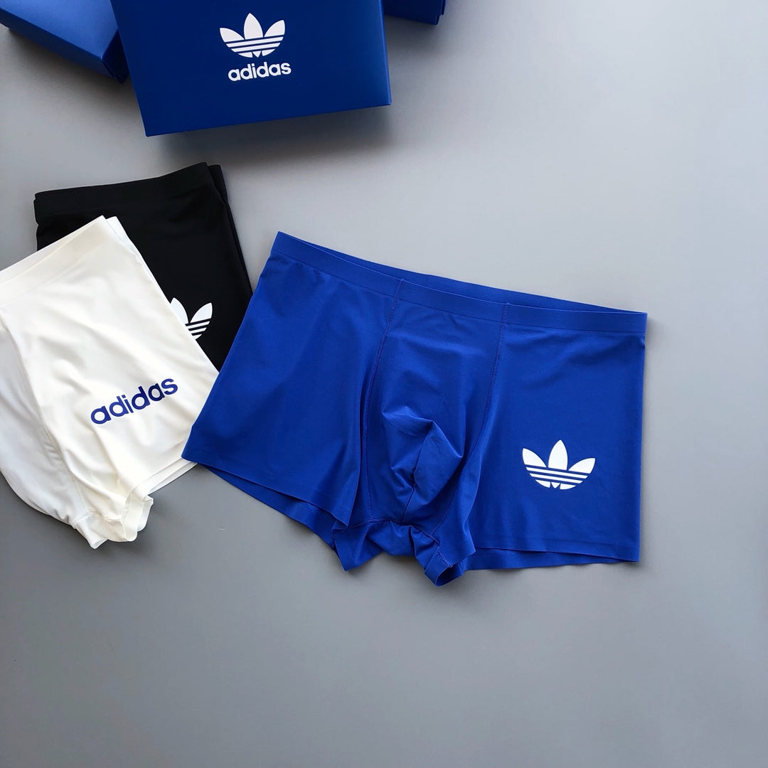 Adidas Milk-Silk Men's Boxer Briefs - 3-Piece Box
