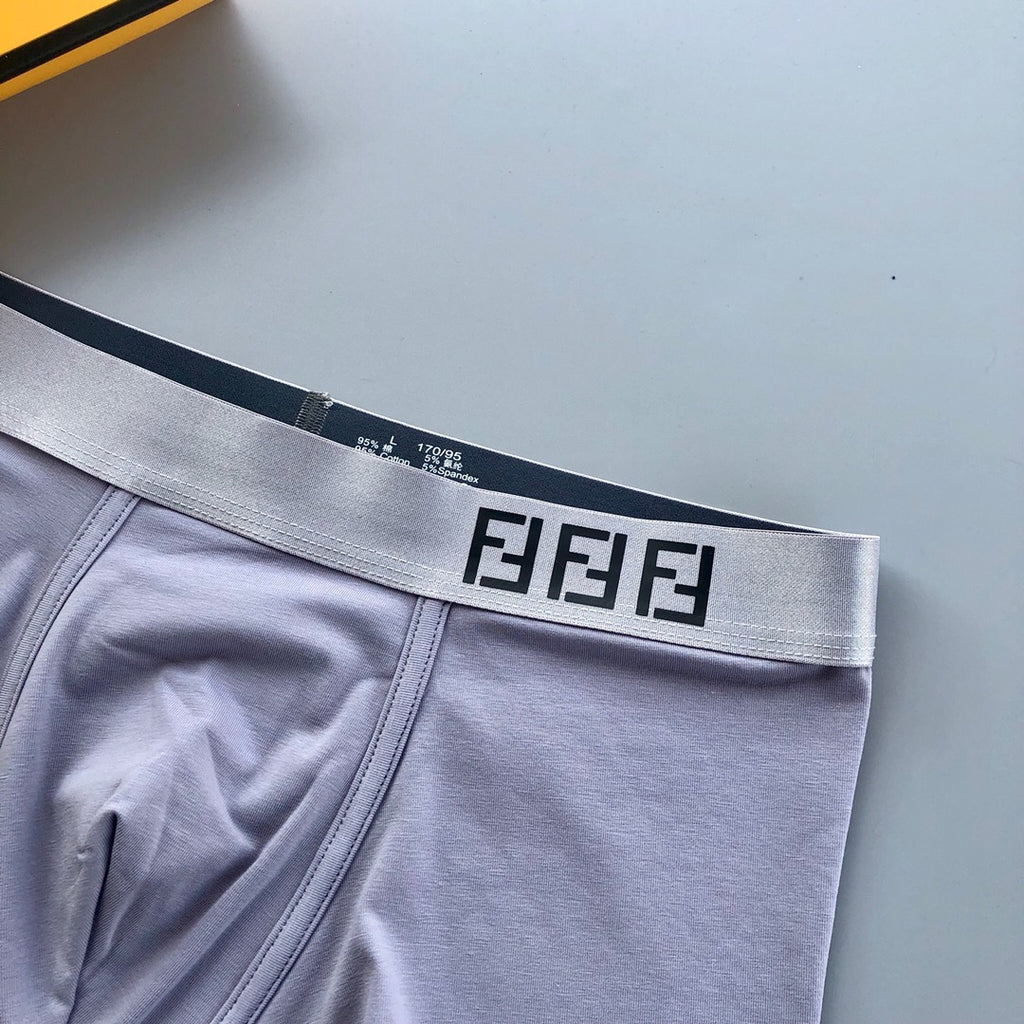 Fendi Cotton Men's Boxer Briefs - 3-Piece Box
