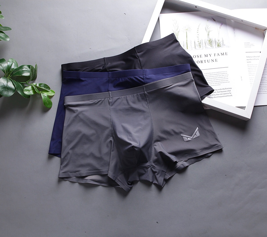 Fendi Goat-milk silk Small Eye Details Men's Boxer Briefs - 3-Piece Box