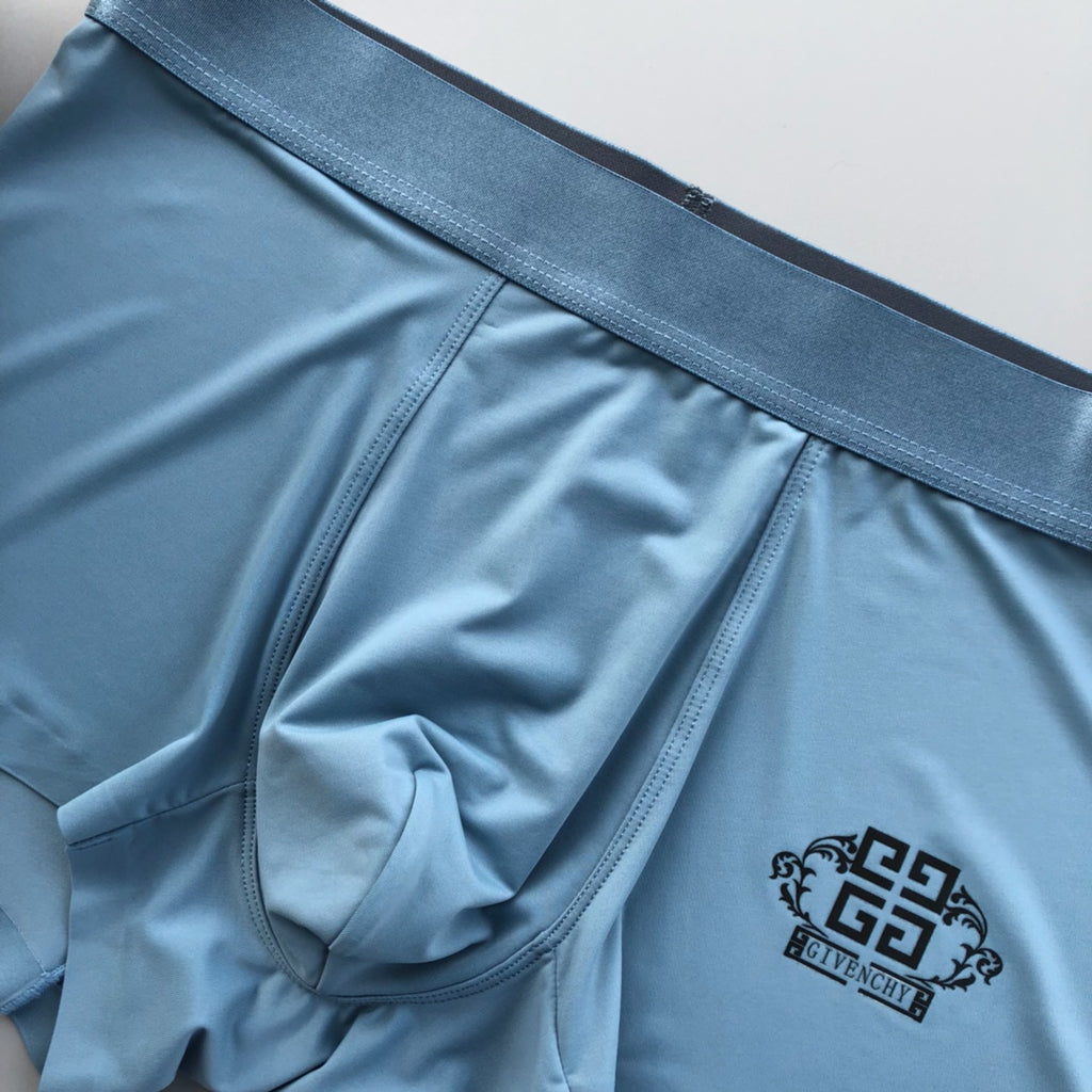 Givenchy Contrast Waistbands And Understated Front Branding Men's Boxer Briefs - 3-Piece Box