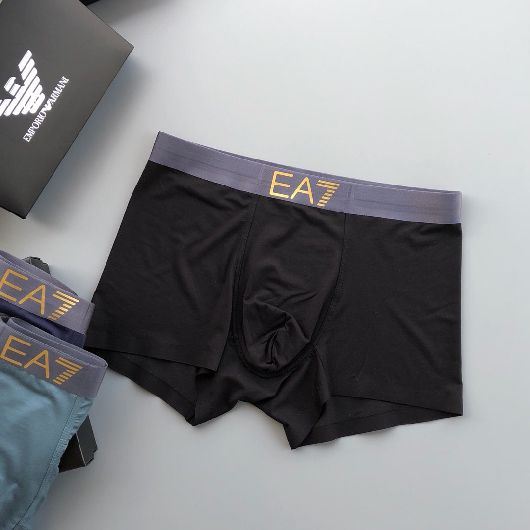 Armani Ea7 Waistbands Men's Boxer Briefs - 3-Piece Box
