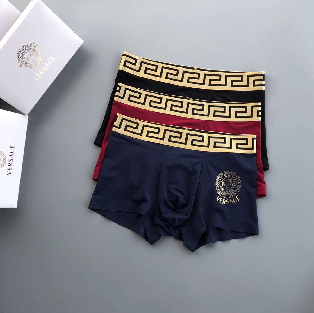 Versace Modal Men's Boxer Briefs - 3-Piece Box