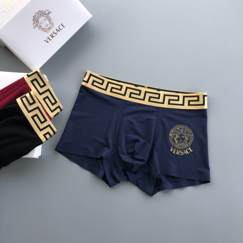 Versace Modal Men's Boxer Briefs - 3-Piece Box