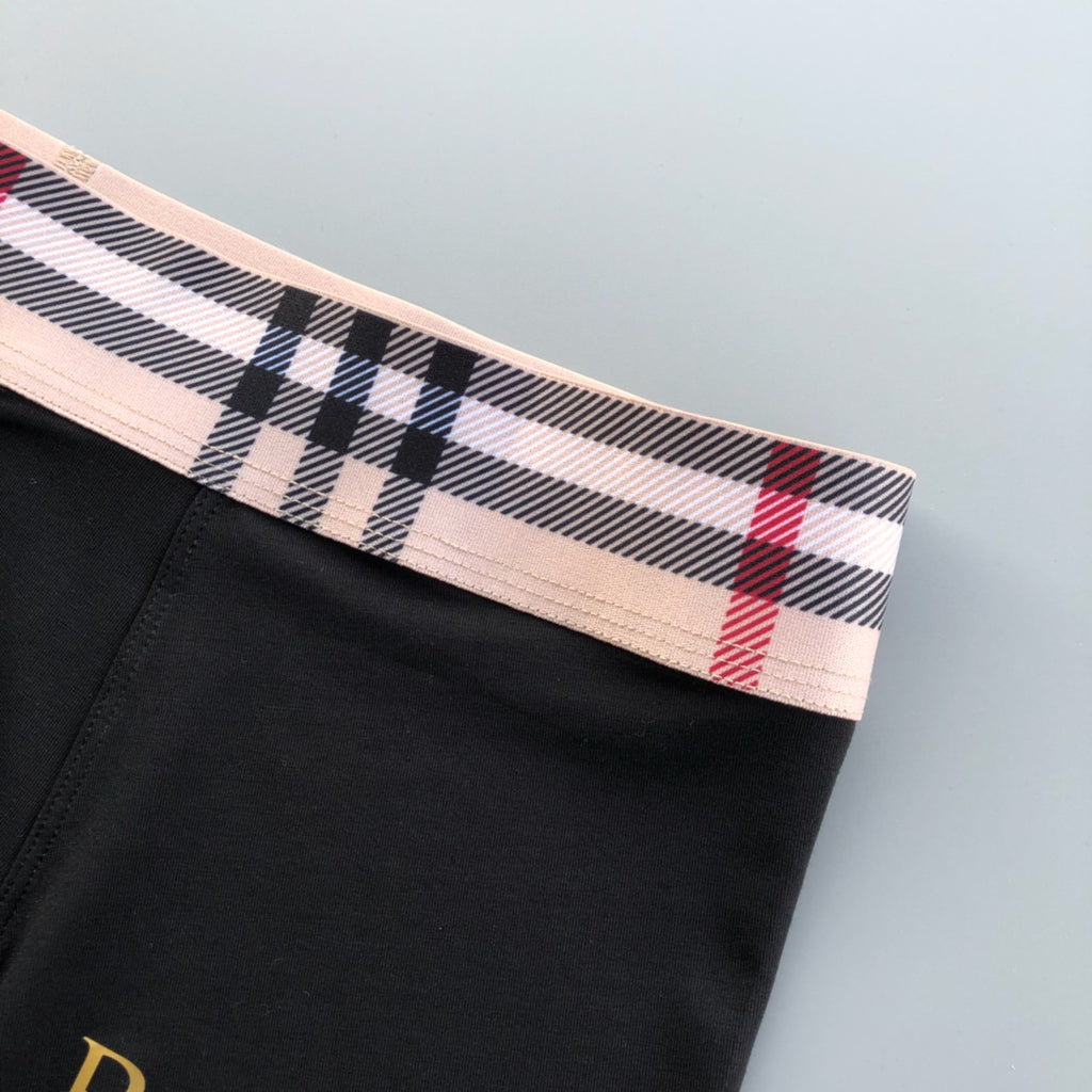 Burberry Check-Inspired Waistbands Men's Boxer Briefs - 3-Piece Box