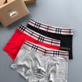 Burberry Check Waistband Boxer Briefs 3-Piece Box Collection