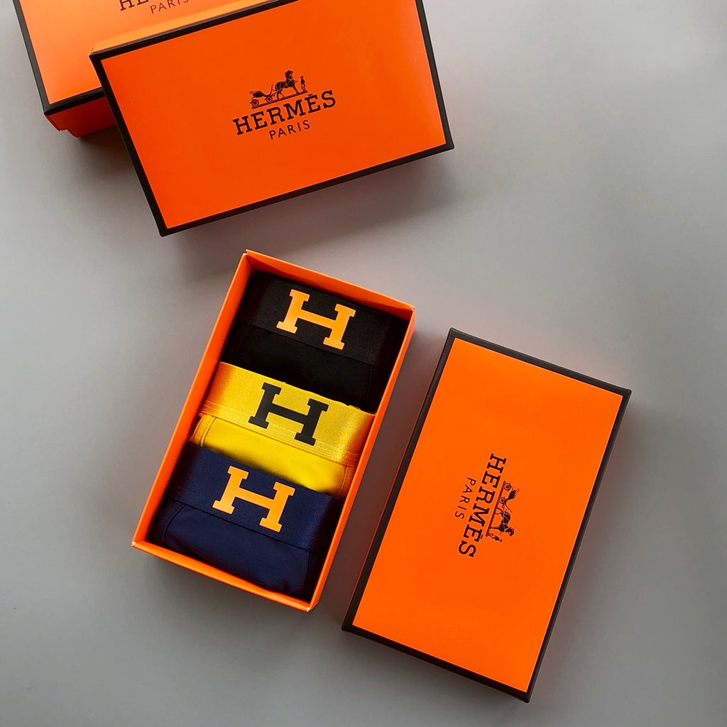 Hermes Cotton Short Socks - 3-Pair Pack