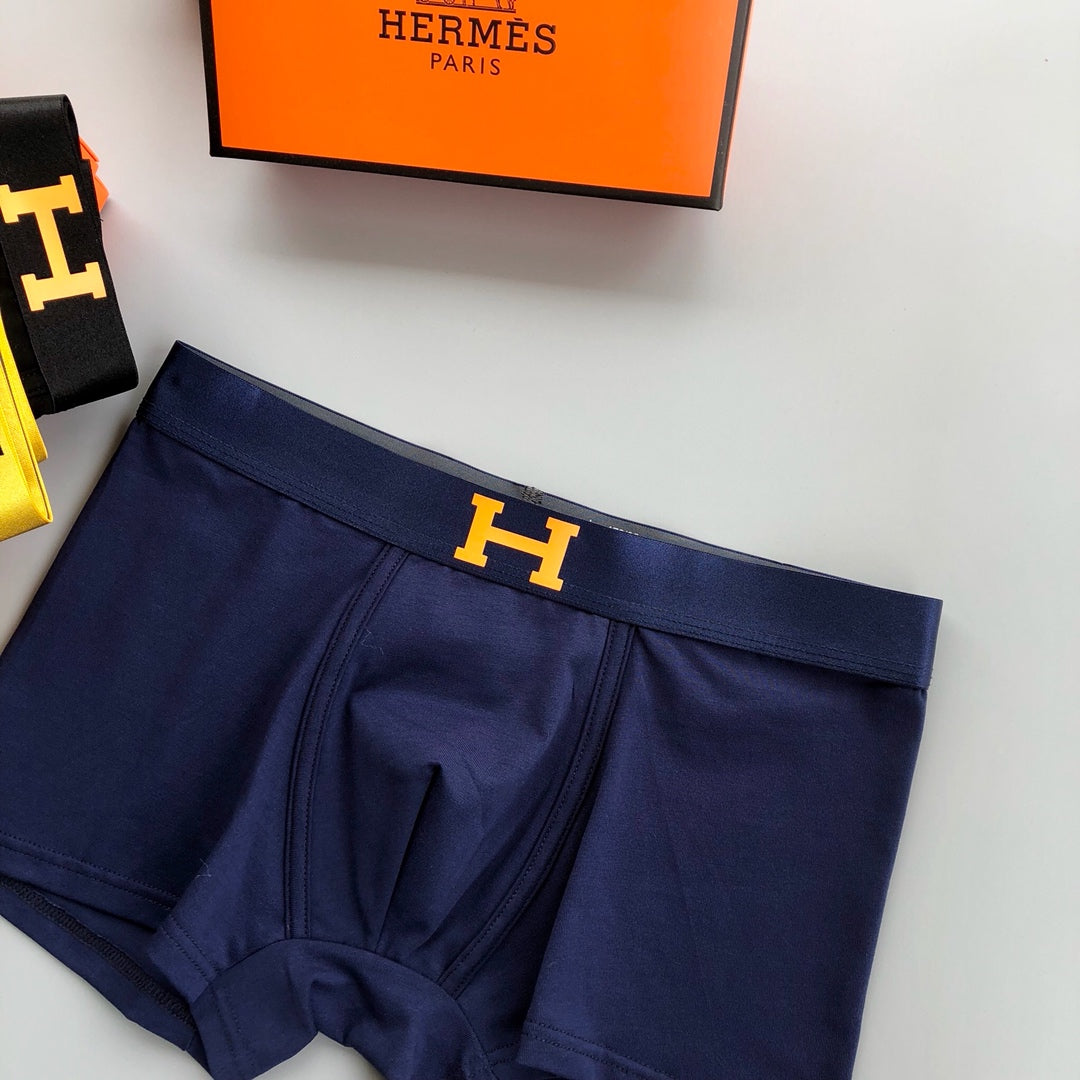 Hermes Cotton Short Socks - 3-Pair Pack