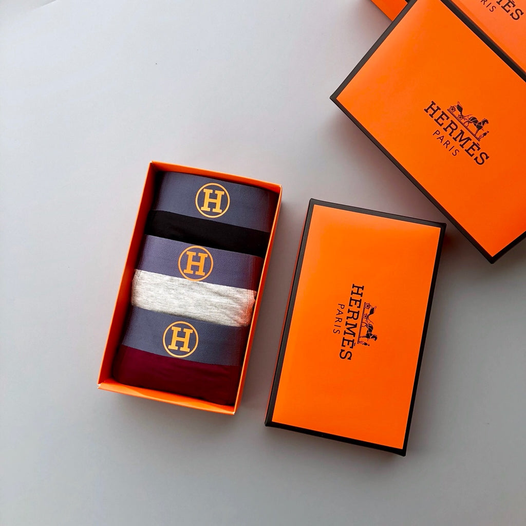 Hermes Modal Men's Boxer Briefs - 3-Piece Box