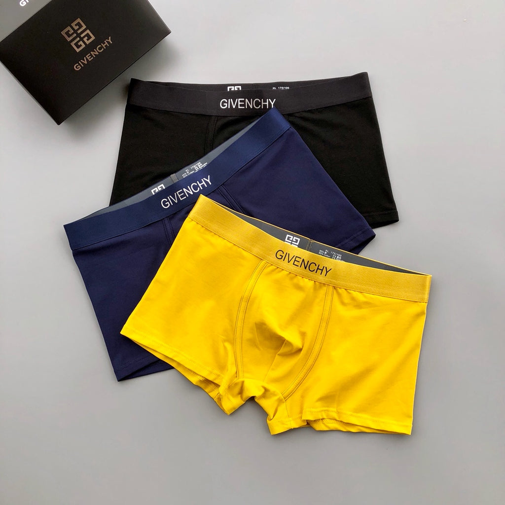 Givenchy Cotton Blend Boxer Briefs - Dark 3-Piece Box
