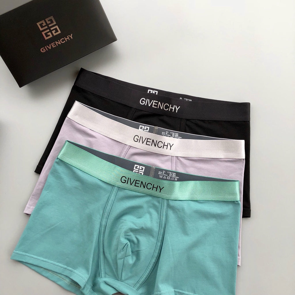 Givenchy Cotton Men's Boxer Briefs - 3-Piece Box