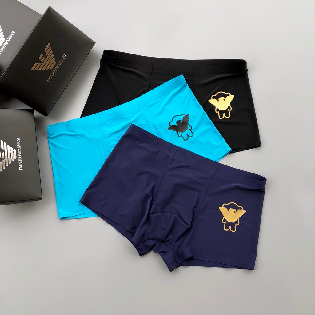 Armani Milk-Silk Short Socks - 3-Pair Pack