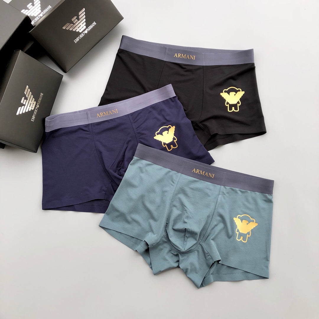 Armani Modal Men's Boxer Briefs - 3-Piece Box
