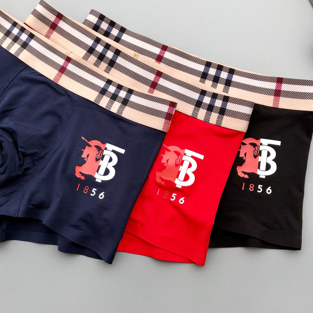 Burberry Modal Men's Boxer Briefs - 3-Piece Box