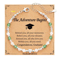Evil Eye Fivefold Protection Bracelet | 5 Natural Crystals | Adjustable Wax Rope