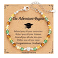 Evil Eye Fivefold Protection Bracelet | 5 Natural Crystals | Adjustable Wax Rope