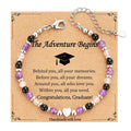 Evil Eye Fivefold Protection Bracelet | 5 Natural Crystals | Adjustable Wax Rope