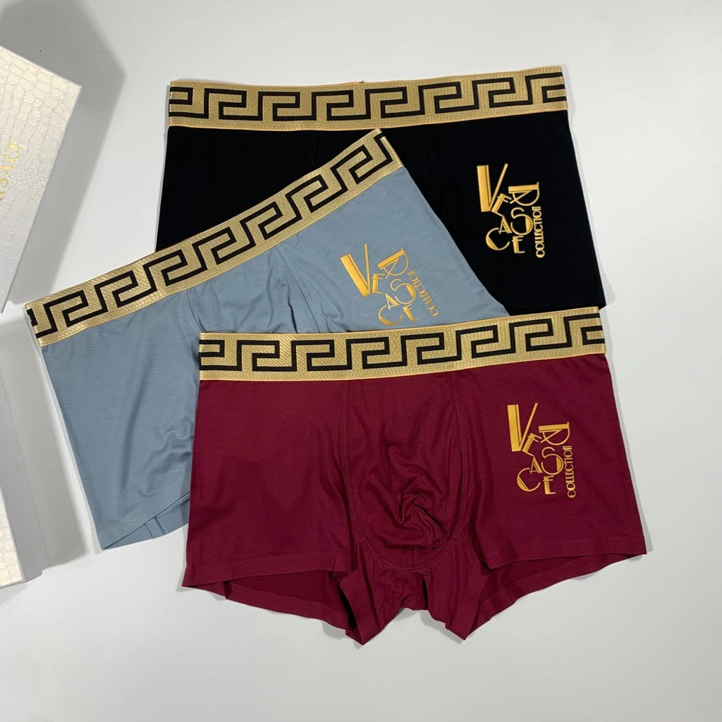 Versace Modal Men's Boxer Briefs - 3-Piece Box