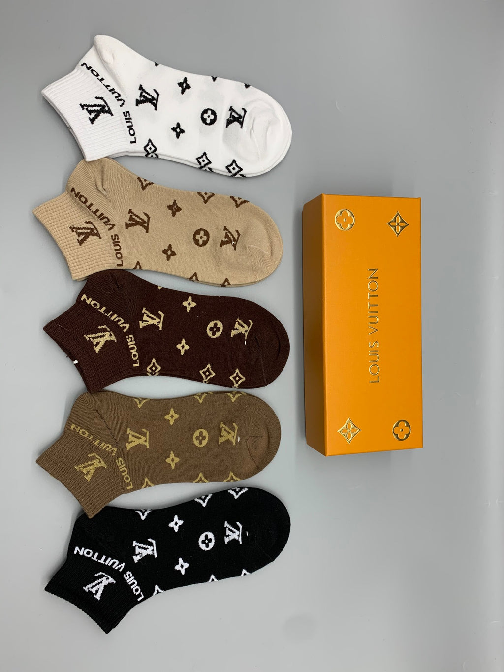 Louis Vuitton Short Socks - 5-Pair Pack