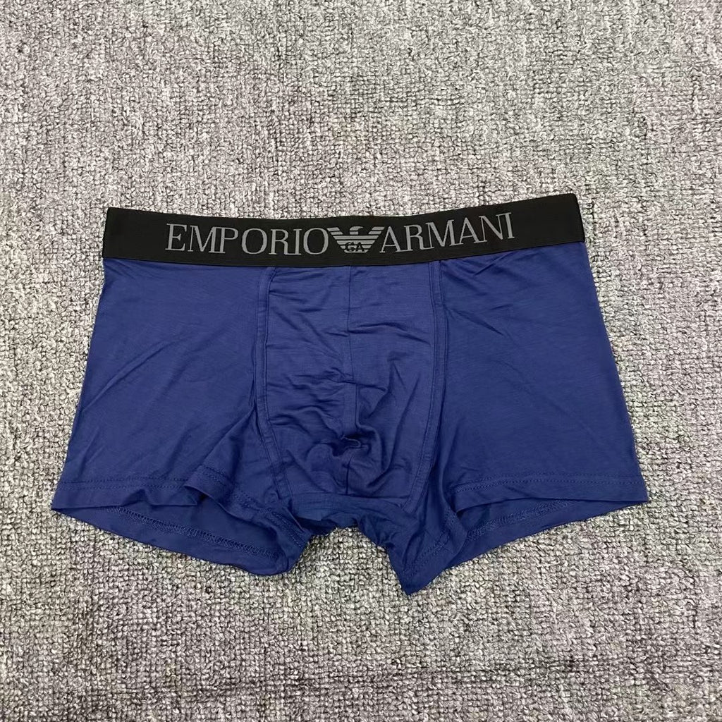 Armani Modal Broad Logo Waistbands Men's Boxer Briefs - 3-Piece Box