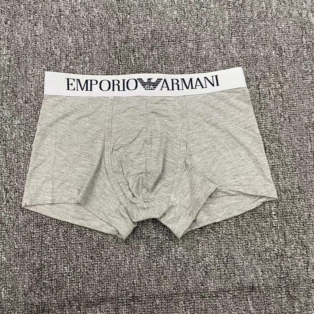 Armani Modal Broad Logo Waistbands Men's Boxer Briefs - 3-Piece Box