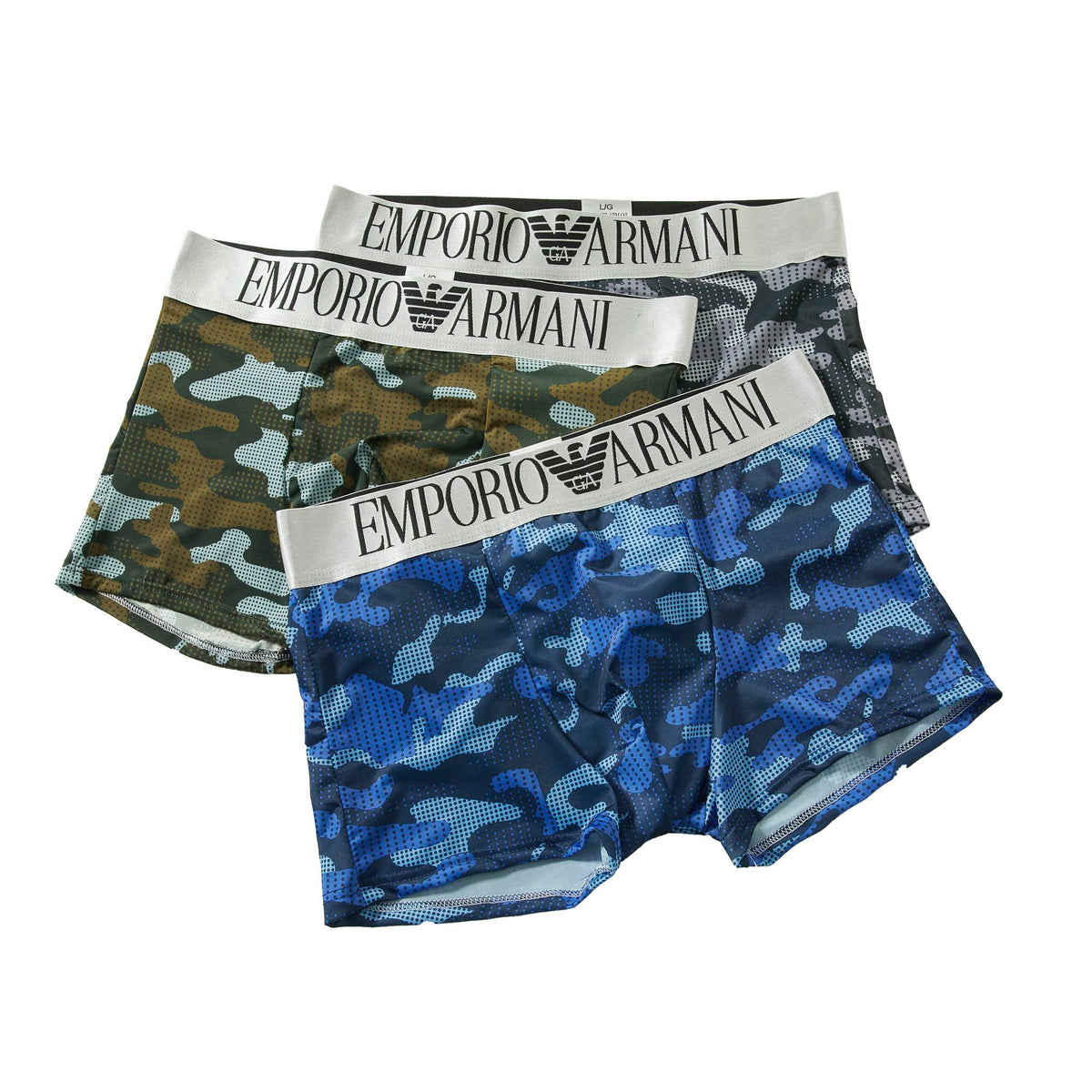 Emporio Armani Ice-Silk Men's Boxer Briefs - 3-Piece Box