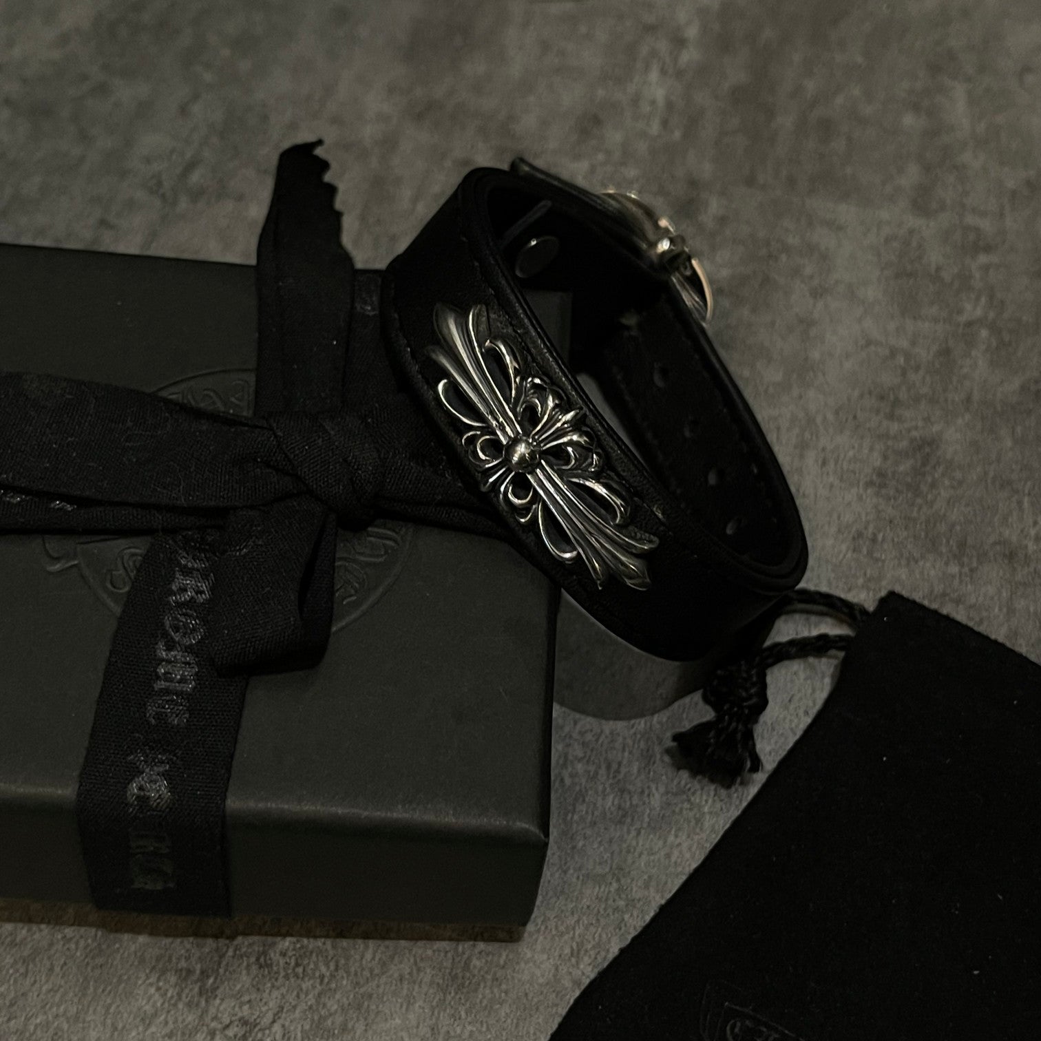Gothic Emblem Statement Bracelet in Metal-Tone – Design 13 main product view