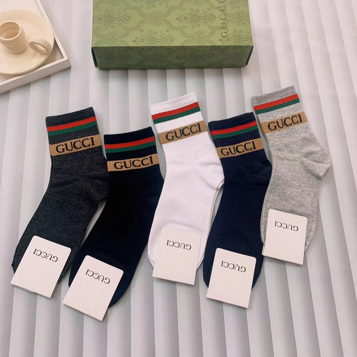 Gucci Cotton Short Socks