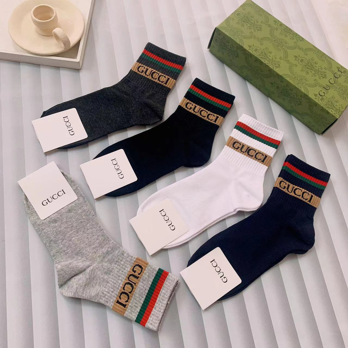 Gucci Cotton Short Socks