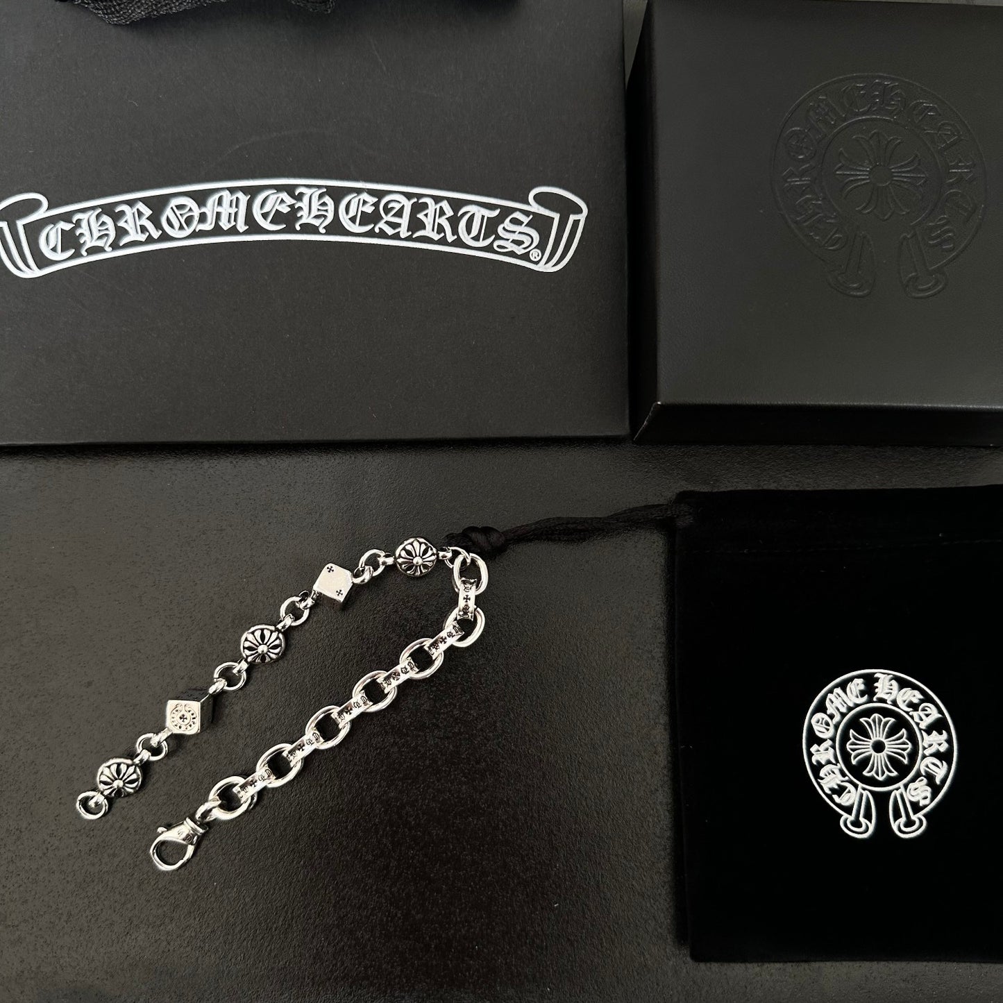 Letter Bracelet in Polished Metal-Tone – Design 004 main product view