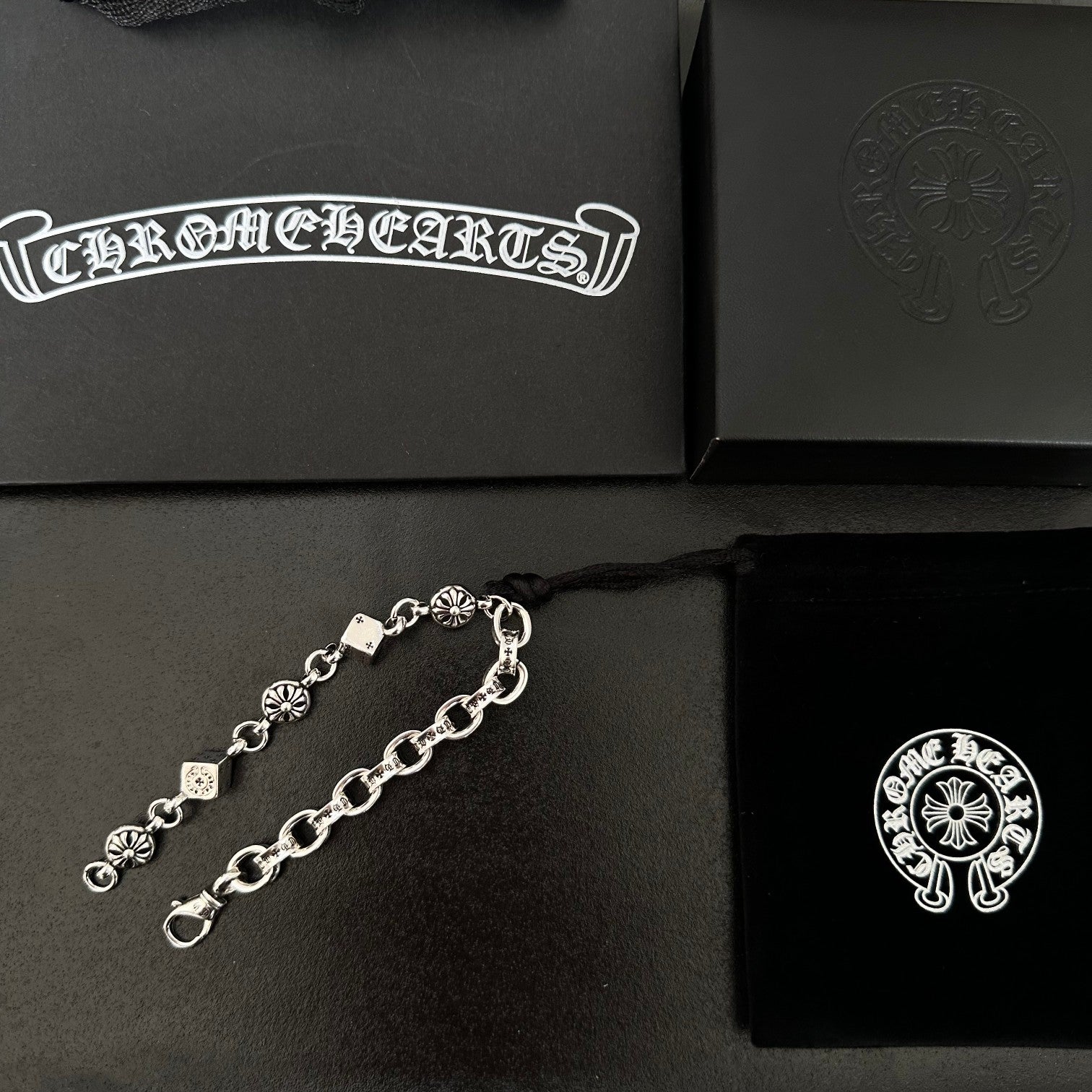 Letter Bracelet in Polished Metal-Tone – Design 004 main product view
