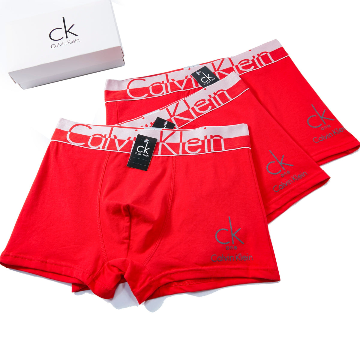 Calvin Klein Cotton Men's Boxer Briefs - 3-Piece Box