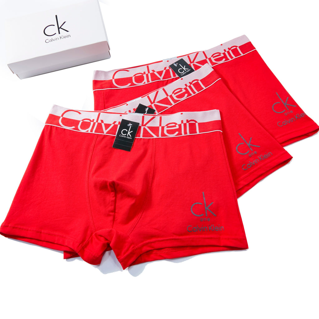 Calvin Klein Cotton Men's Boxer Briefs - 3-Piece Box