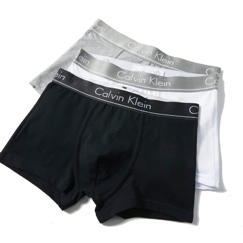 Calvin Klein Broad Logo Waistbands Men's Boxer Briefs