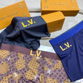 Louis Vuitton Visible Branded Waistband Or Emblem Details Men's Boxer Briefs - 3-Piece Box