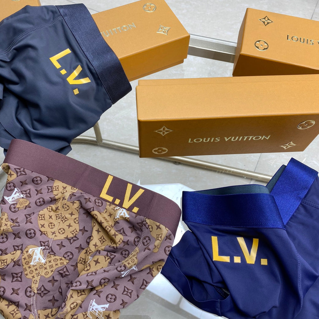 Louis Vuitton Ice-Silk Men's Boxer Briefs - 3-Piece Box