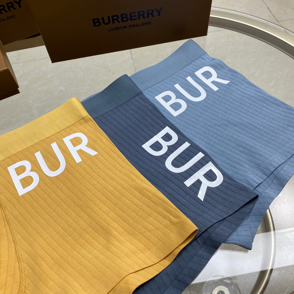 Burberry Cotton Short Socks - 3-Pair Pack