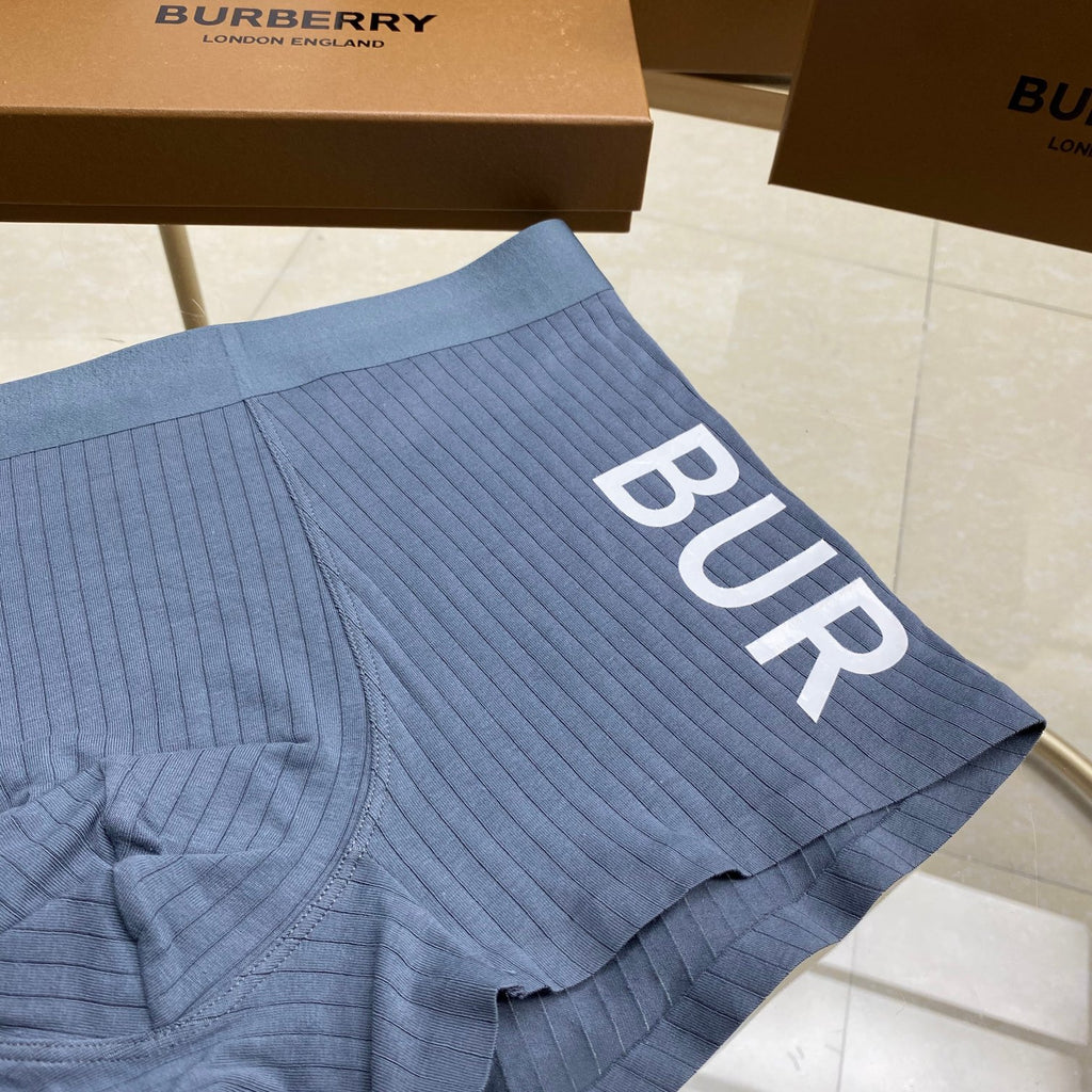 Burberry Ribbed Men's Trunk Underwear - 3-Piece Box