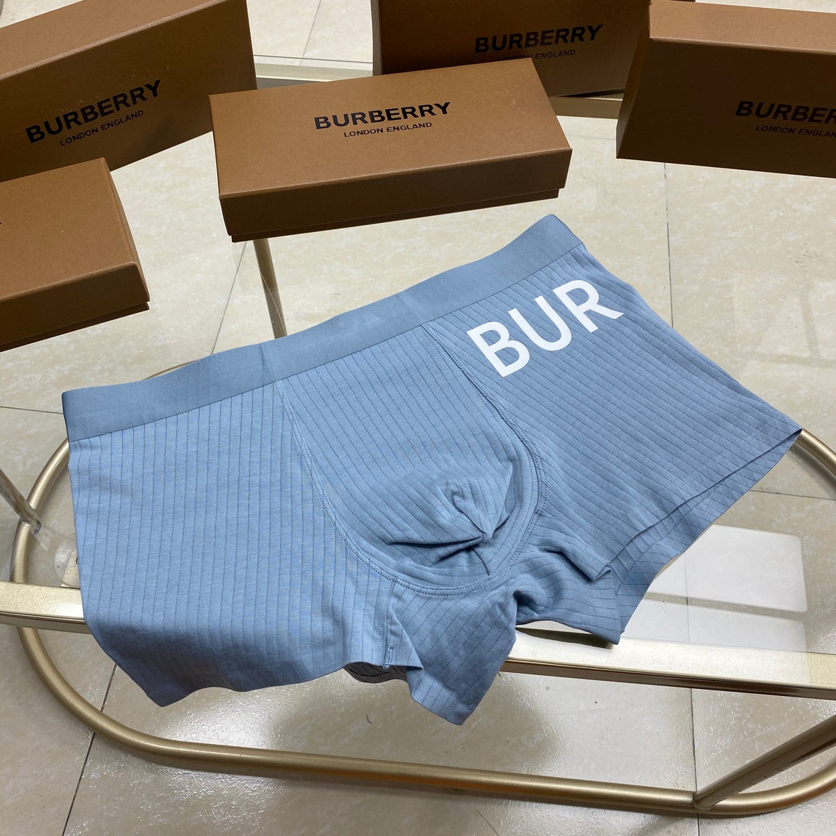 Burberry Cotton Short Socks - 3-Pair Pack