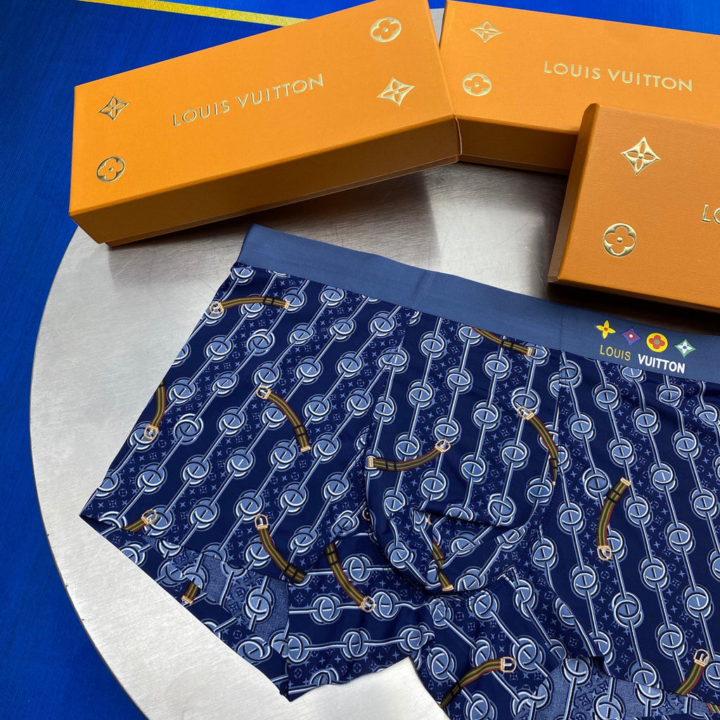 Louis Vuitton Ornate All-Over Prints Men's Boxer Briefs - 3-Piece Box