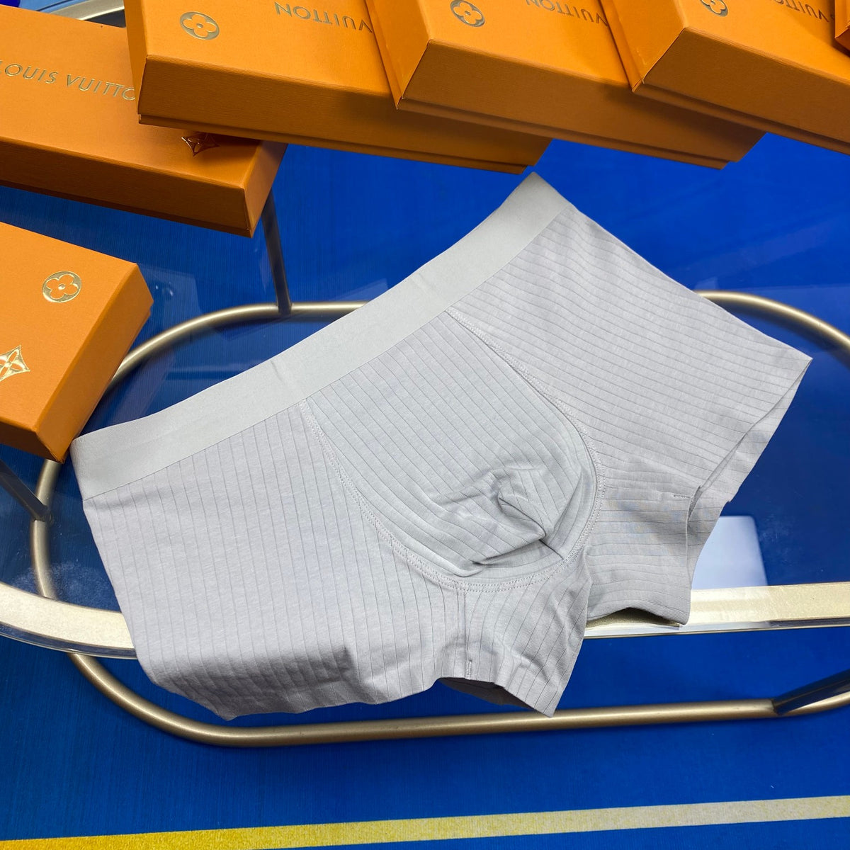 Louis Vuitton Cotton Men's Boxer Briefs - 3-Piece Box