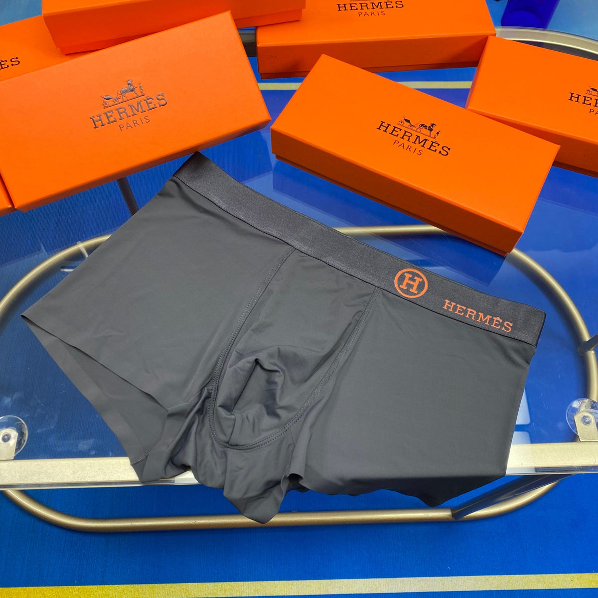 Ice-Silk Men's Boxer Briefs - 3-Piece Box