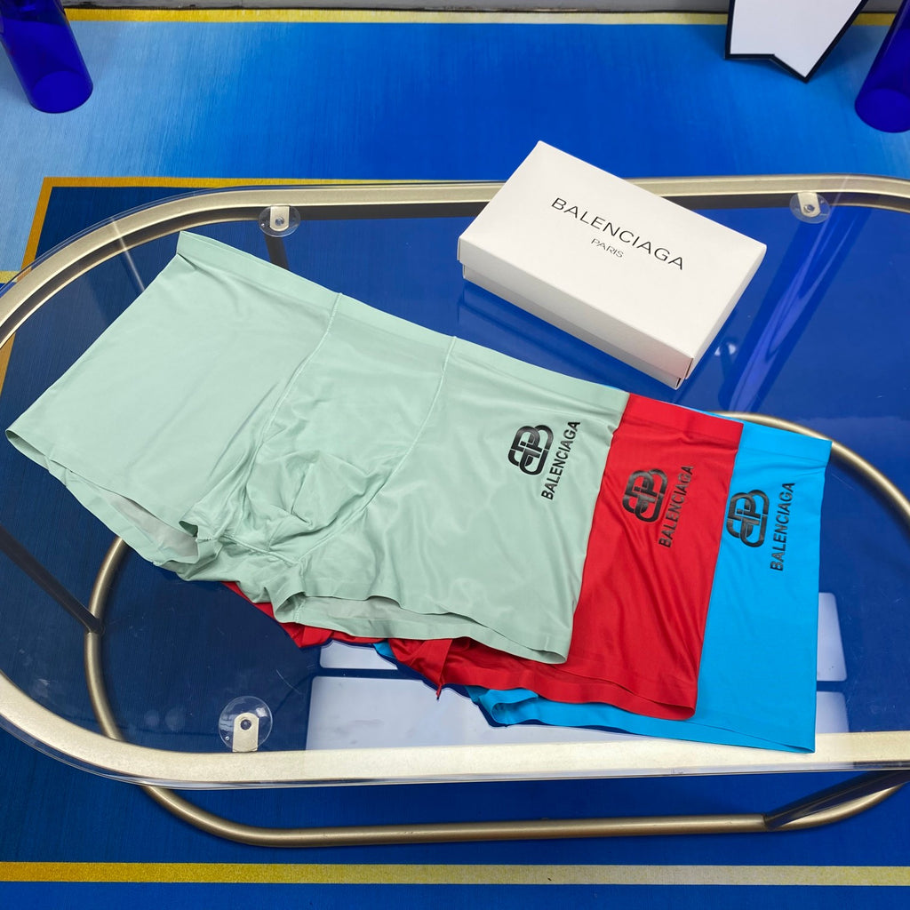Balenciaga Ice-Silk Short Socks - 3-Pair Pack
