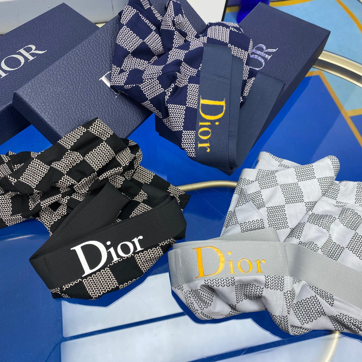 Dior Cotton Men's Boxer Briefs - 3-Piece Box
