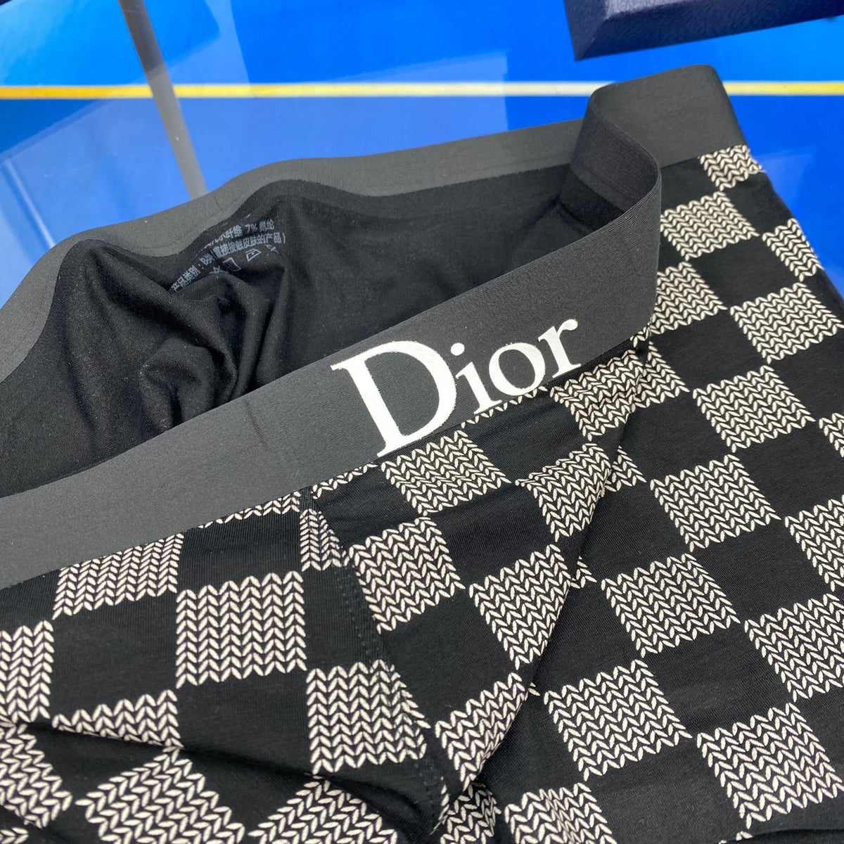 Dior Contrast Waistbands Men's Boxer Briefs - 3-Piece Box