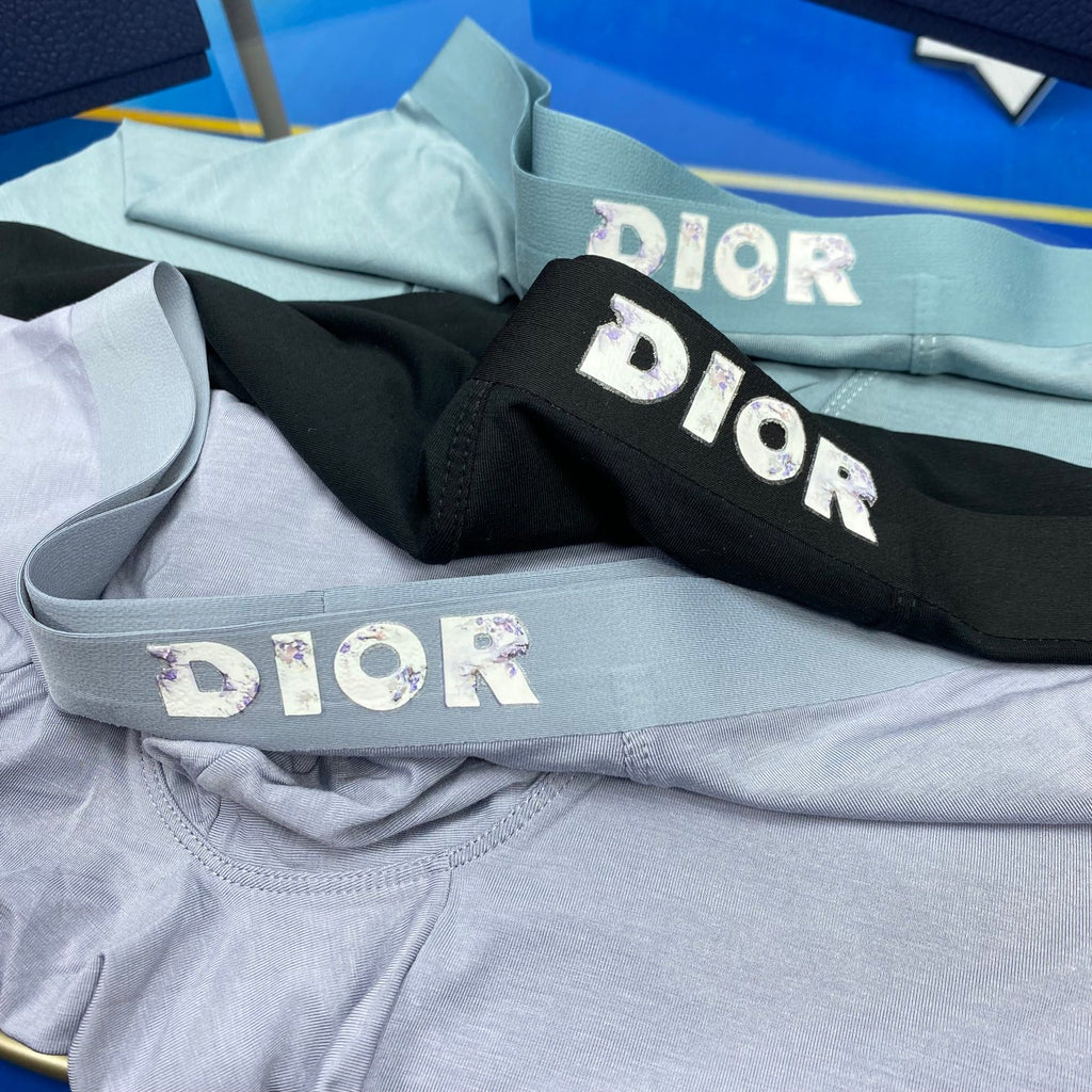 Dior Colour-Block Boxer Briefs 3-Piece Box Collection Essentials