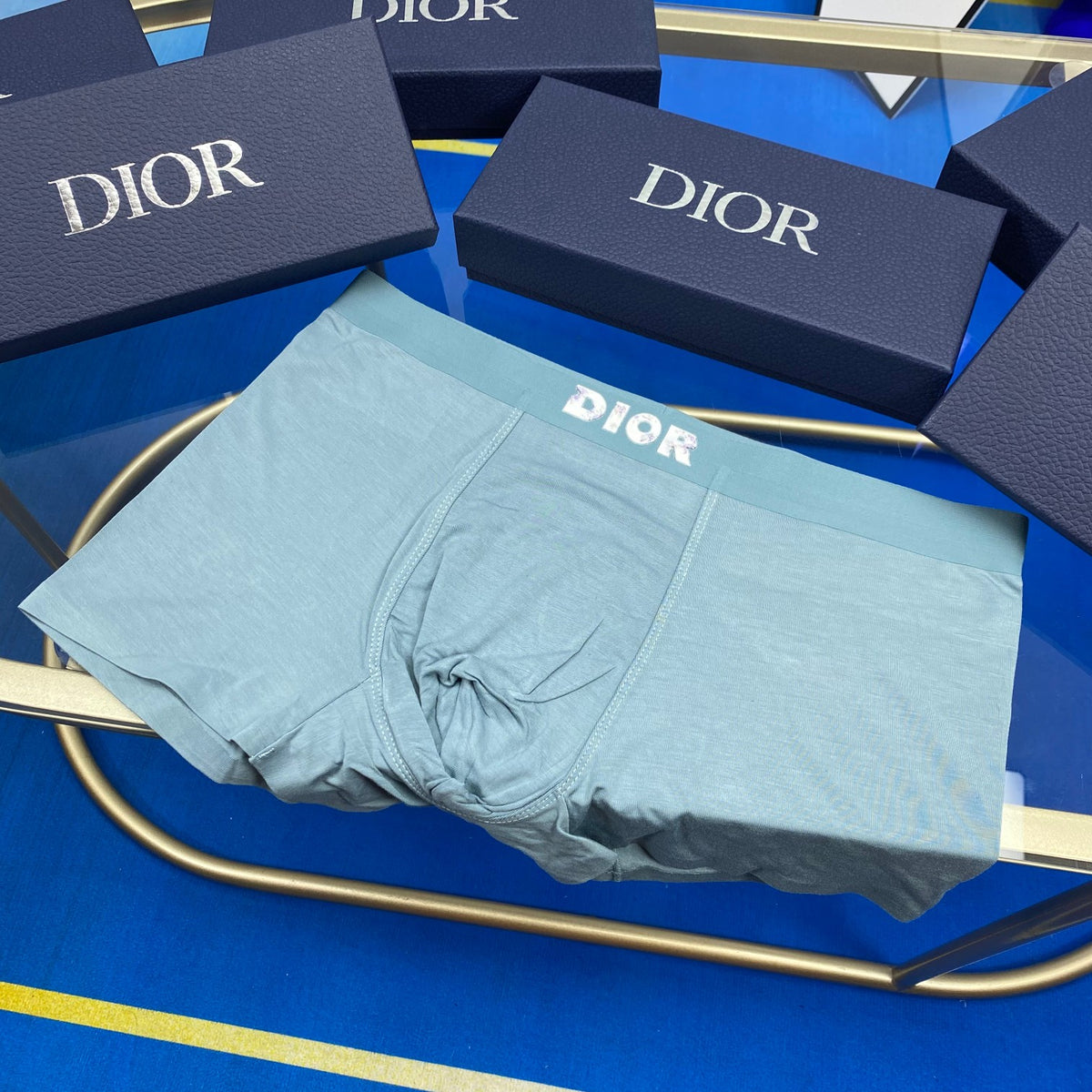 Dior Colour-Block Boxer Briefs 3-Piece Box Collection Essentials