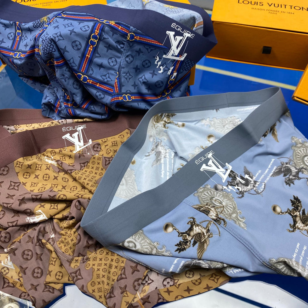 Louis Vuitton Ice-Silk Men's Boxer Briefs - 3-Piece Box