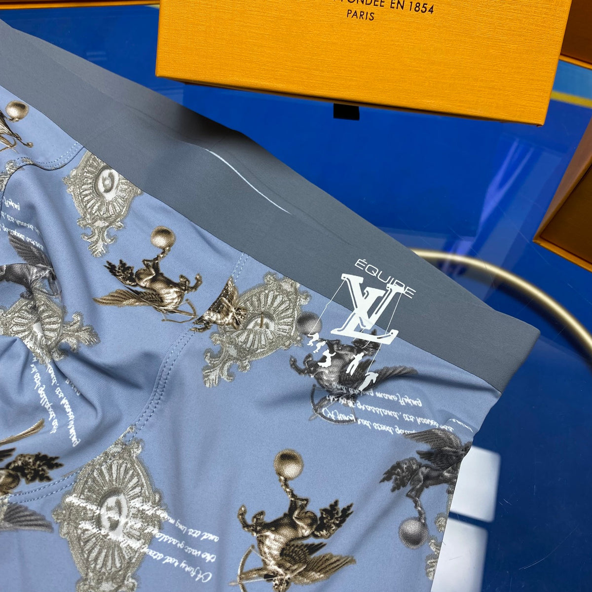 Louis Vuitton All-Over Monogram-Style Motifs Men's Boxer Briefs