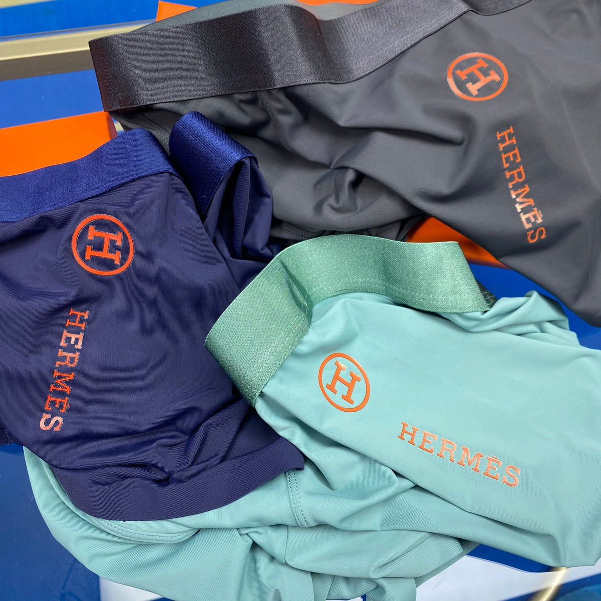 Hermes Ice-Silk Men's Boxer Briefs - 3-Piece Box