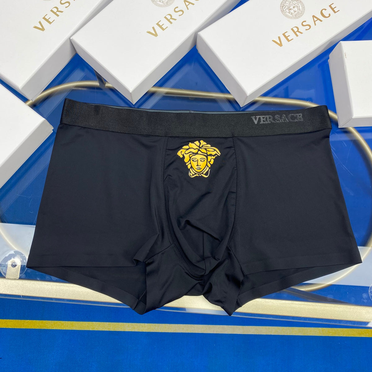 Versace Ice-Silk Men's Boxer Briefs - 3-Piece Box